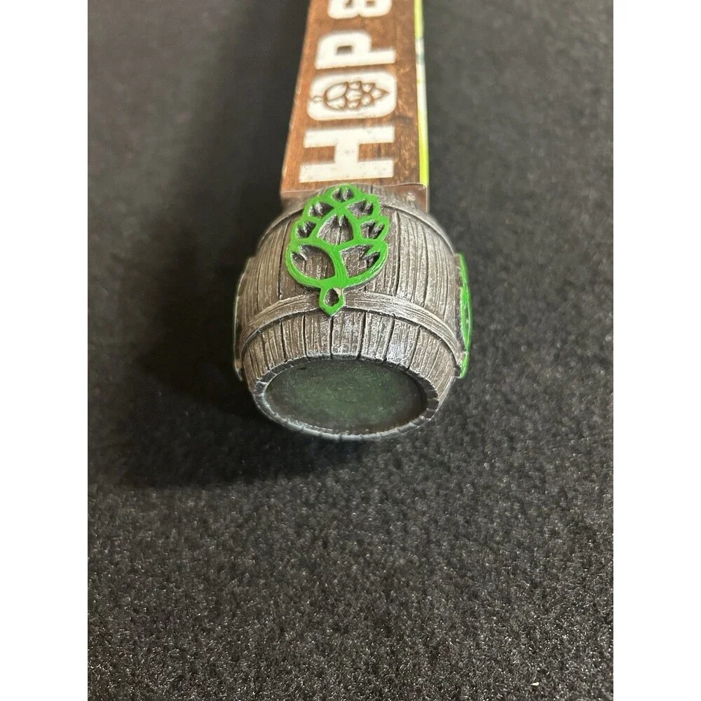 Hop & Barrel Hazy Valley Hazy IPA Beer Tap Handle Flying Skull 12